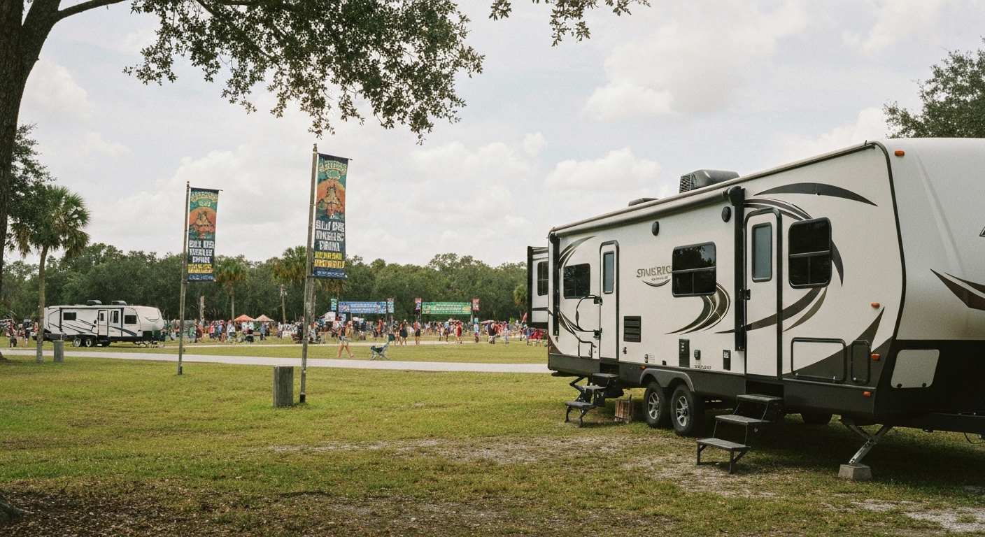 RV rental for Silver Springs Music Festival near Belleview